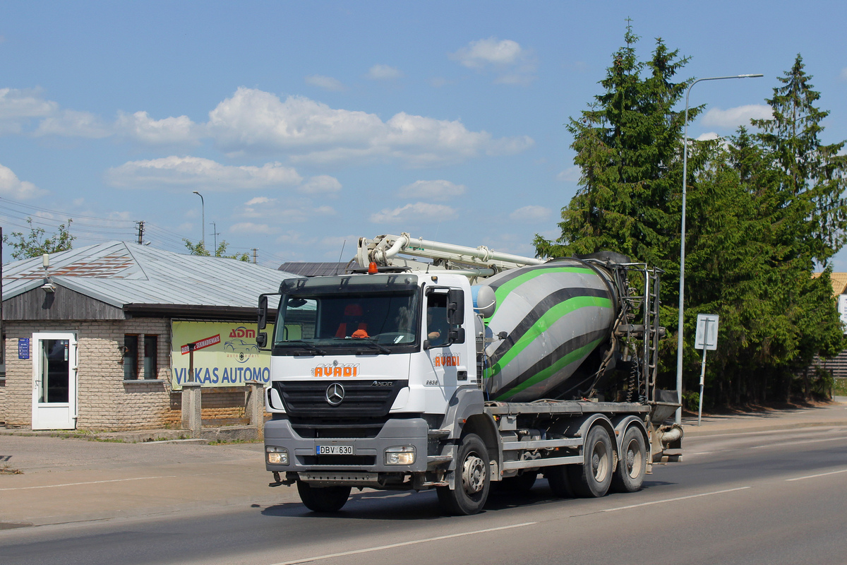 Литва, № DBV 630 — Mercedes-Benz Axor (общ.м)