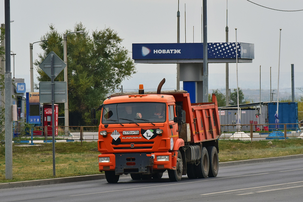 Волгоградская область, № Е 770 ОР 134 — КамАЗ-65115-L4