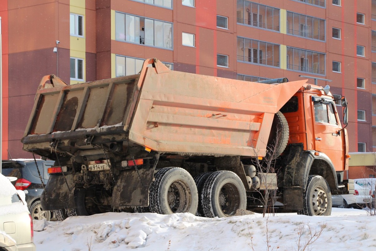 Томская область, № В 914 УЕ 70 — КамАЗ-55111-15 [55111R]