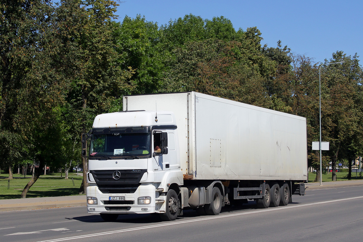 Литва, № JZJ 886 — Mercedes-Benz Axor 1840