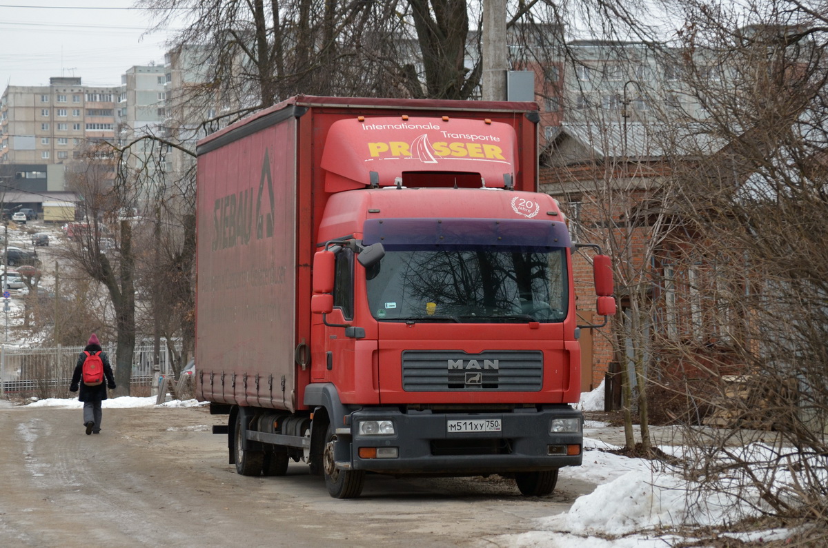 Тульская область, № М 511 ХУ 750 — MAN TGL (общая модель)