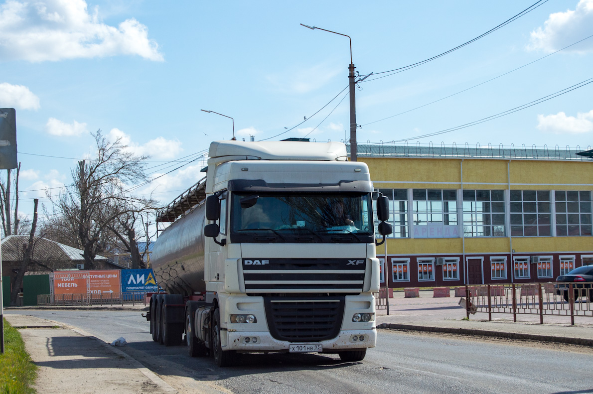 Краснодарский край, № Х 101 НВ 93 — DAF XF105 FT