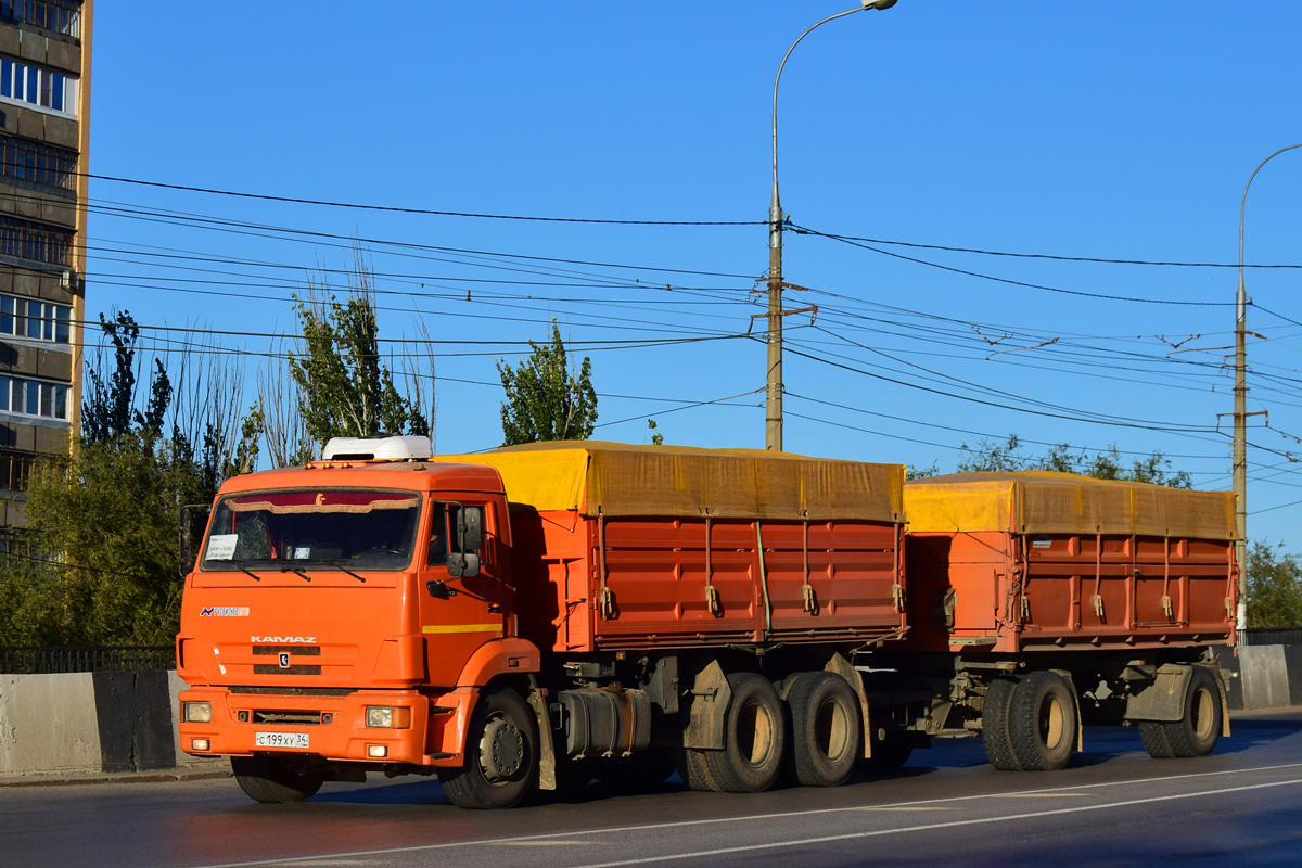 Волгоградская область, № С 199 ХУ 34 — КамАЗ-65115-D3