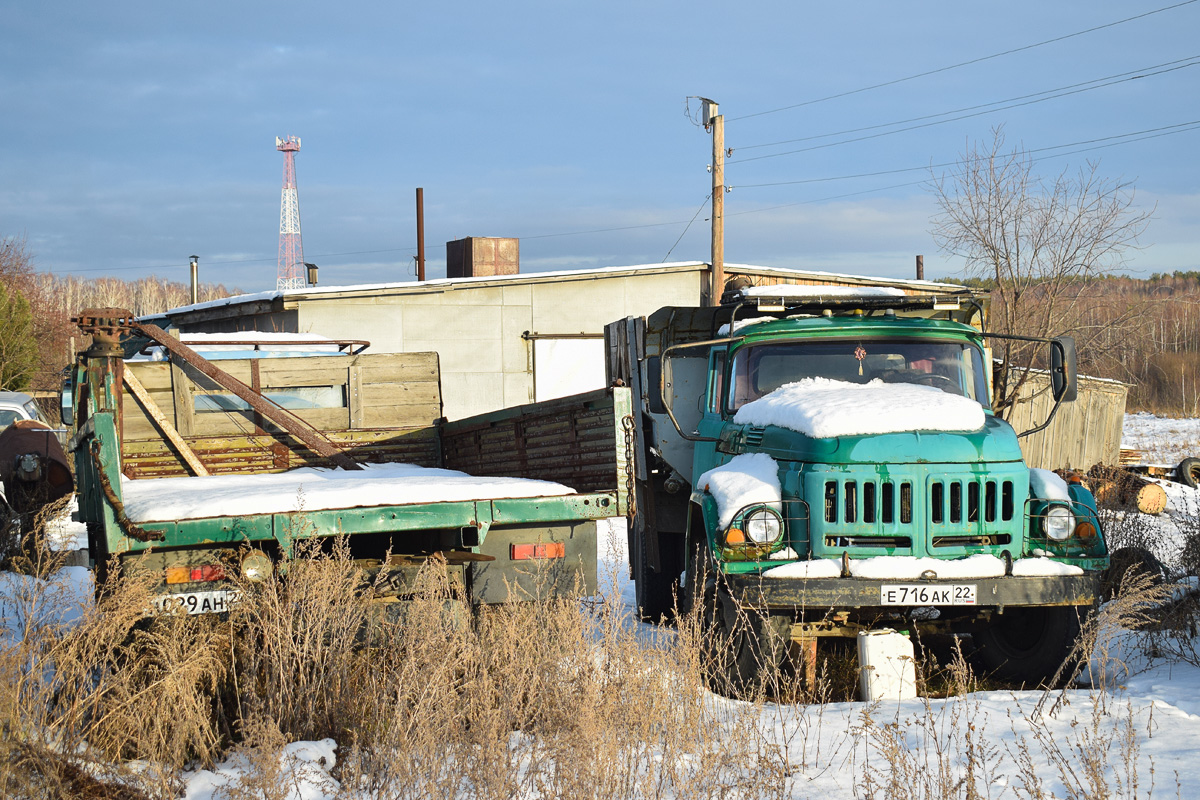 Алтайский край, № Н 029 АН 22 — ГАЗ-53-12; Алтайский край, № Е 716 АК 22 — ЗИЛ-495710