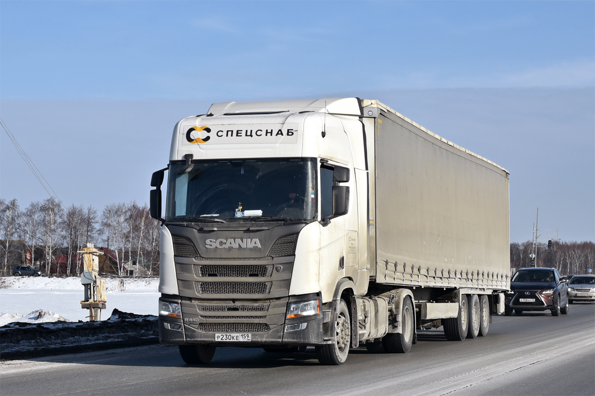 Пермский край, № Р 230 КЕ 159 — Scania ('2016) R440