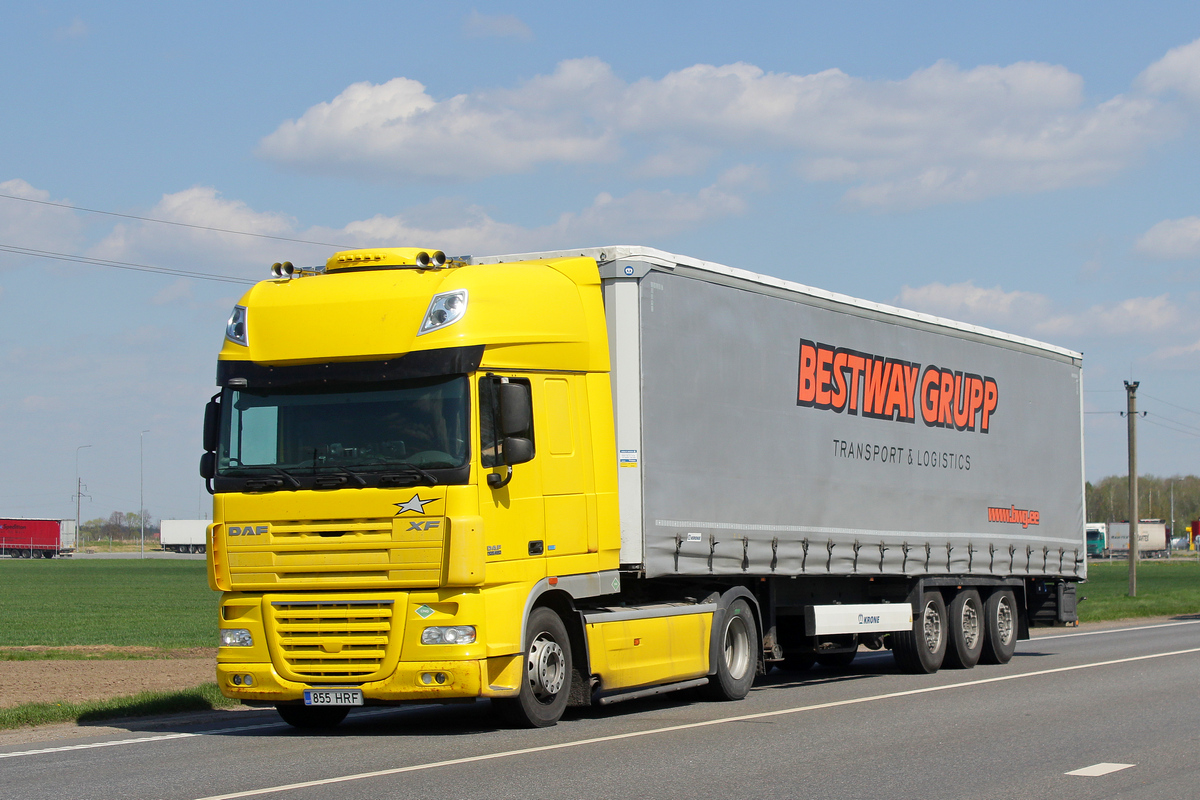 Эстония, № 855 HRF — DAF XF105 FT