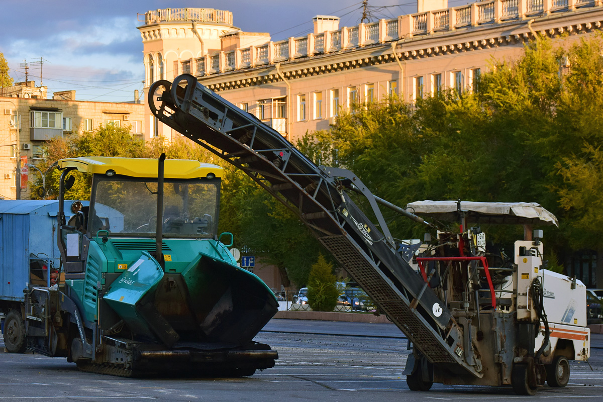 Волгоградская область, № 9531 ВН 34 — Vogele Super 1800-3; Волгоградская область, № 5247 ВН 34 — Wirtgen W 1000