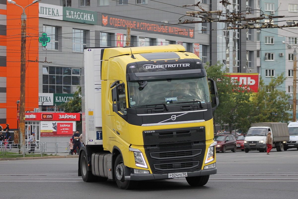 Пензенская область, № Р 024 РЕ 58 — Volvo ('2012) FH.460 [X9P]