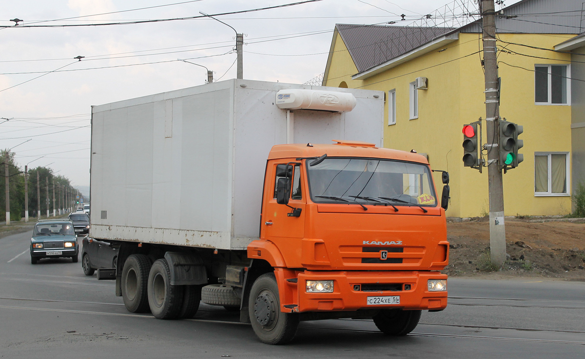 Оренбургская область, № С 224 ХЕ 56 — КамАЗ-65115 (общая модель)