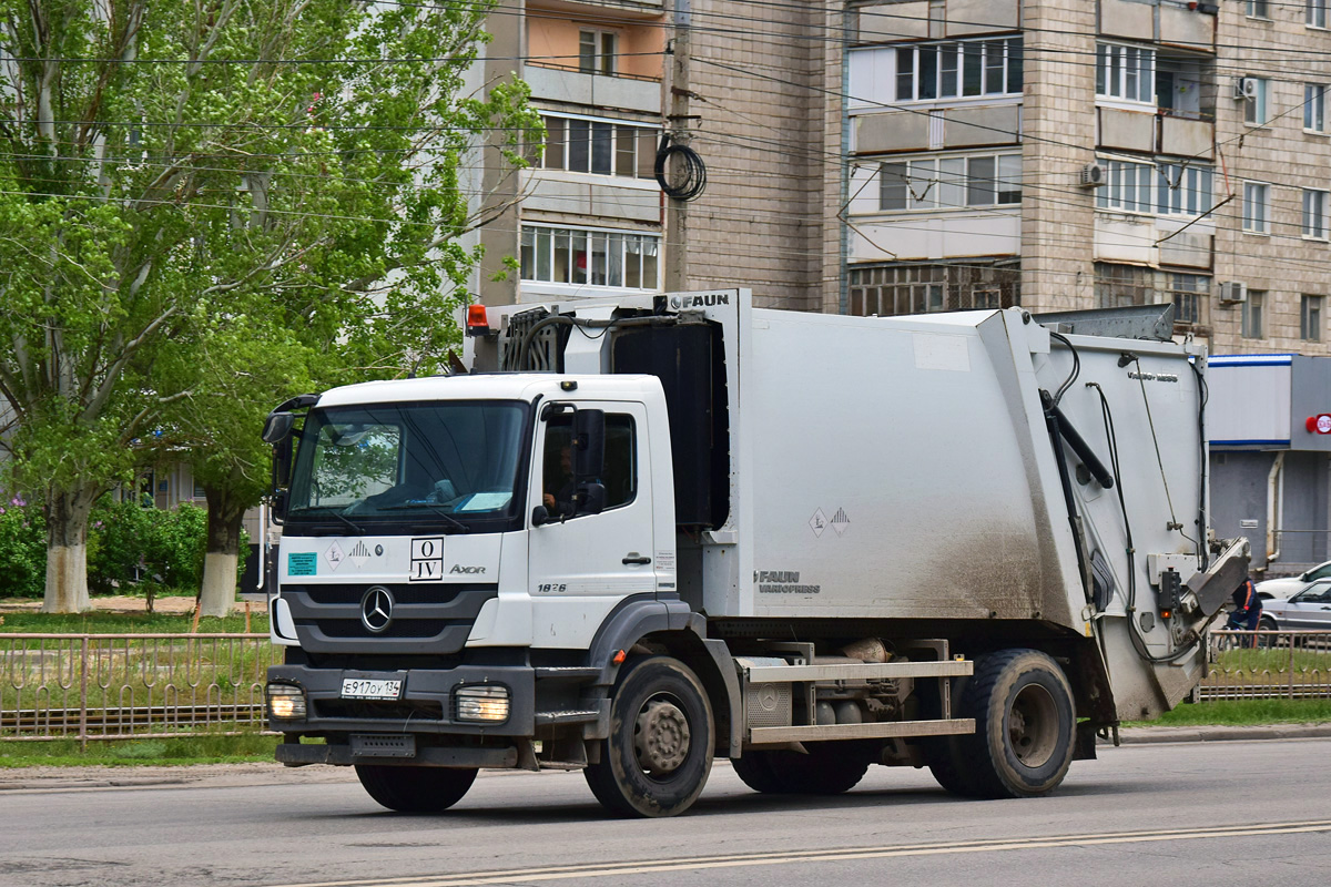 Волгоградская область, № Е 917 ОУ 134 — Mercedes-Benz Axor 1826 [Z9M]