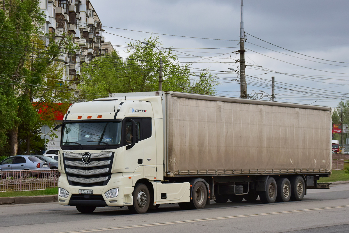 Волгоградская область, № К 670 ХВ 134 — Foton Auman EST / EST-A (H5) BJ4189