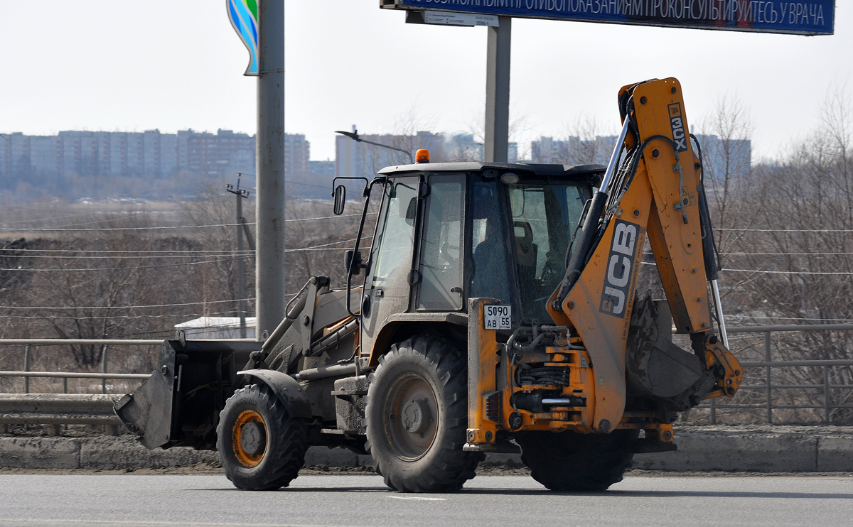 Омская область, № 5090 АВ 55 — JCB 3CX