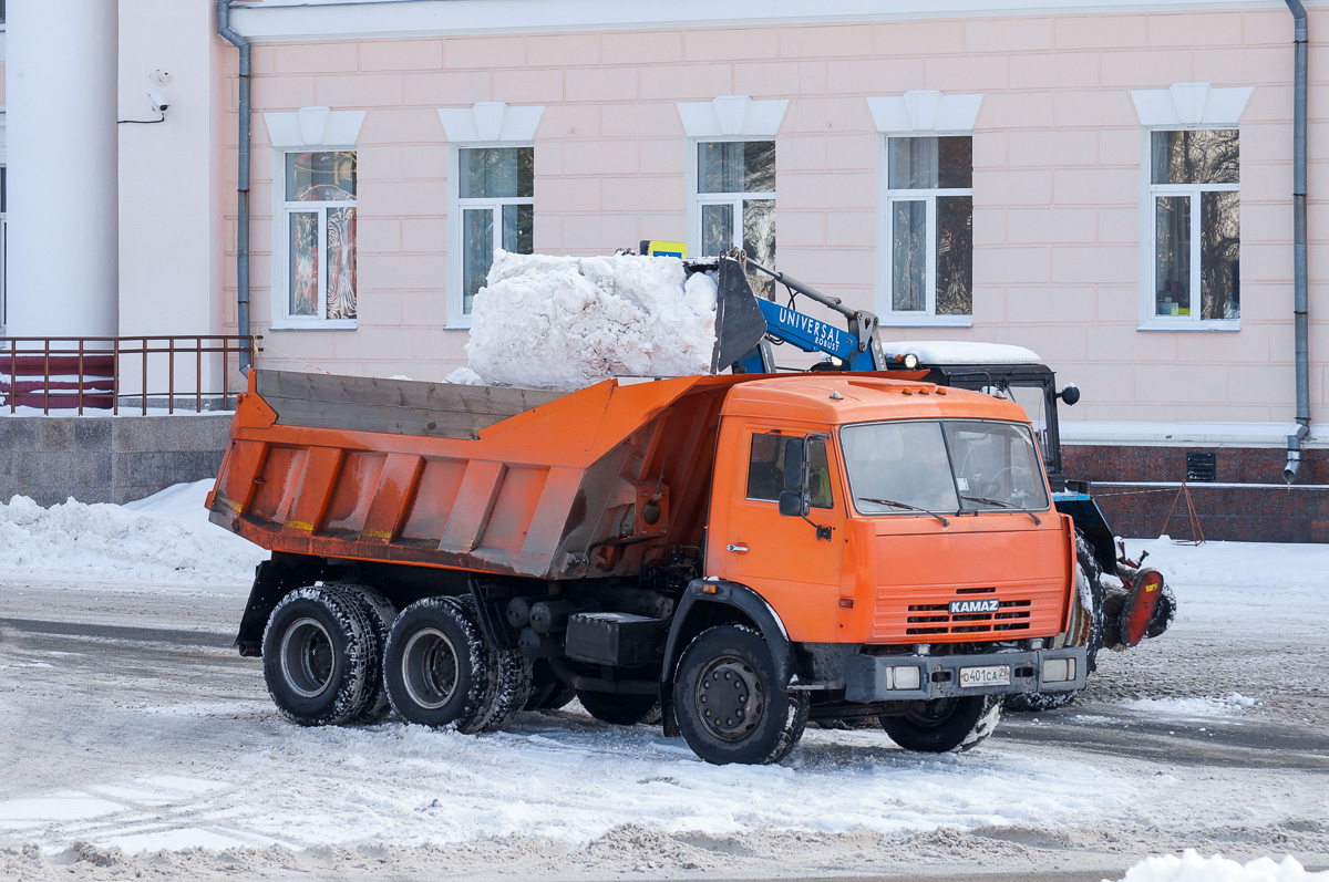 Архангельская область, № О 401 СА 29 — КамАЗ-55111-02 [55111C]