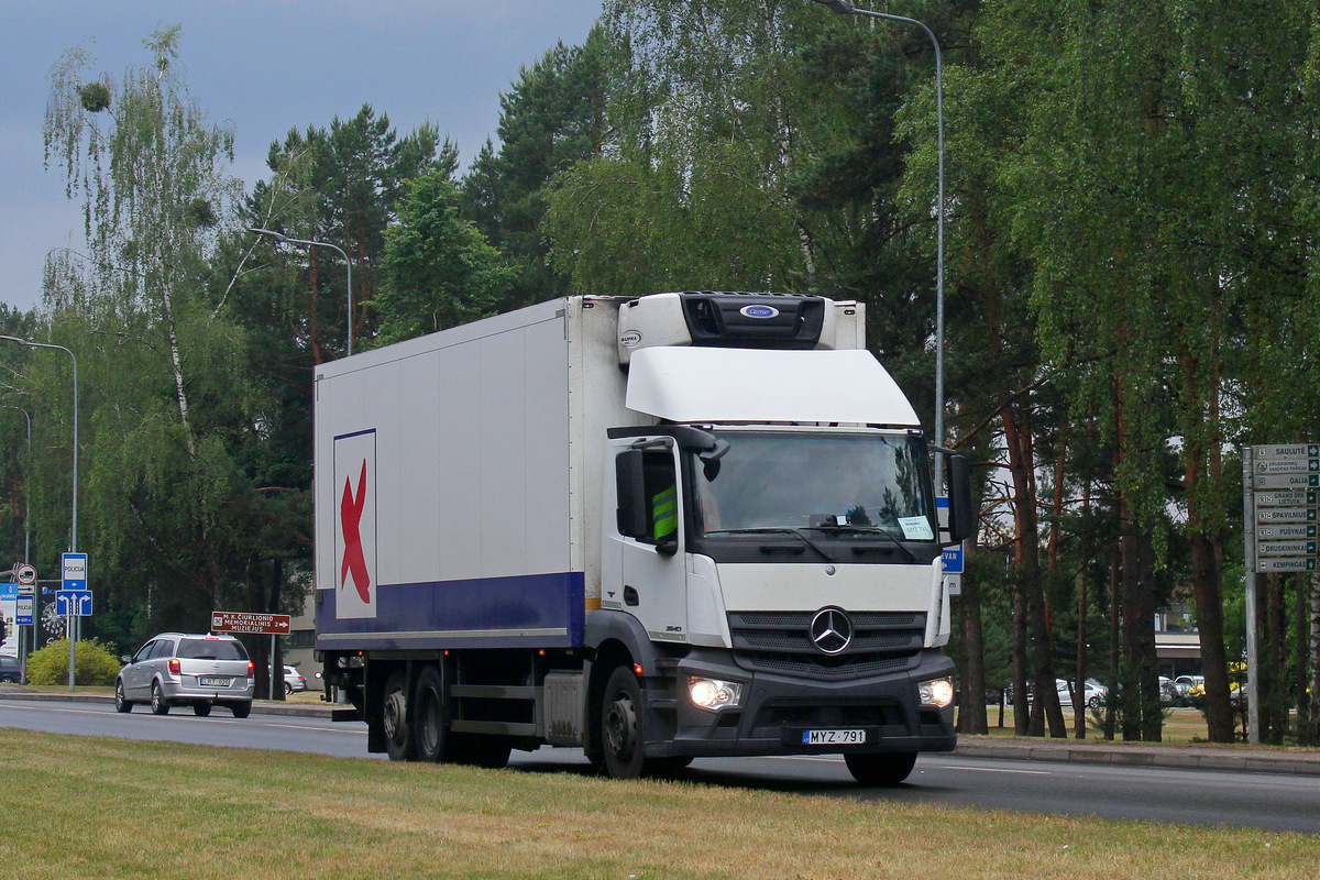 Литва, № MYZ 791 — Mercedes-Benz Antos (общ.м)