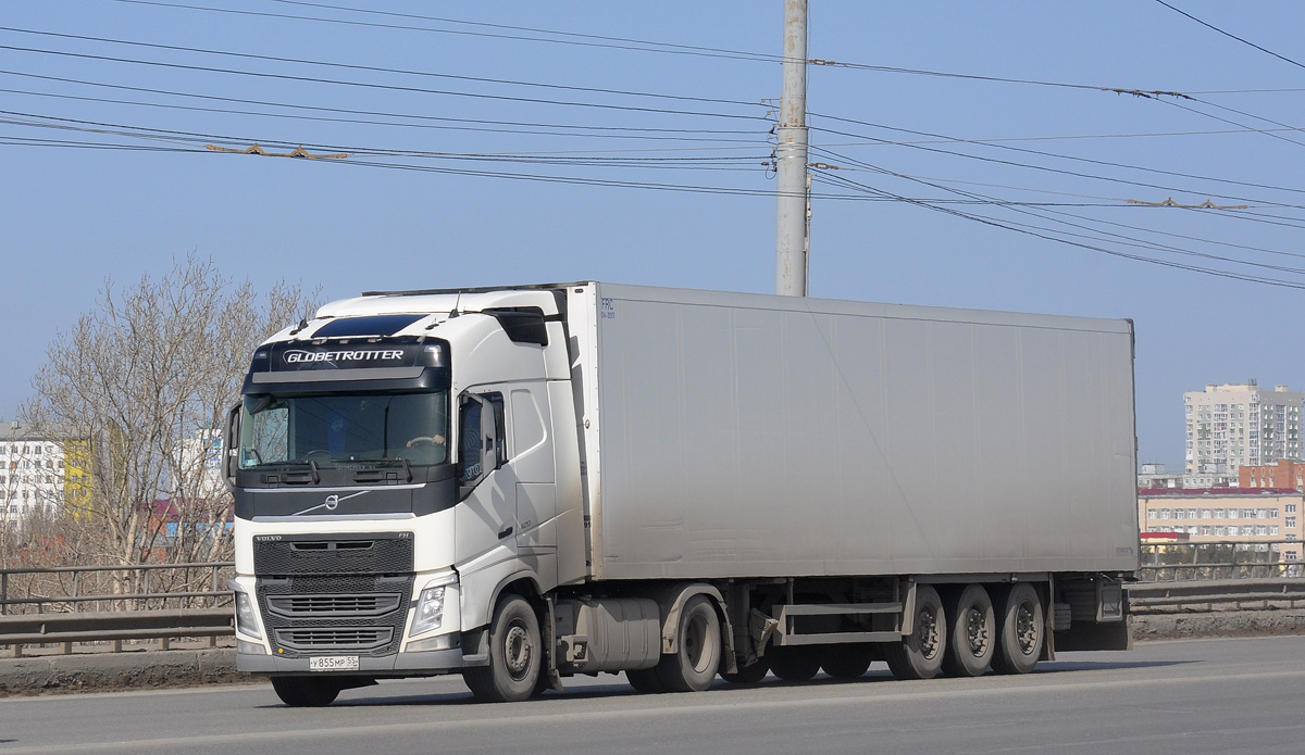 Омская область, № У 855 МР 55 — Volvo ('2012) FH.420 [X9P]