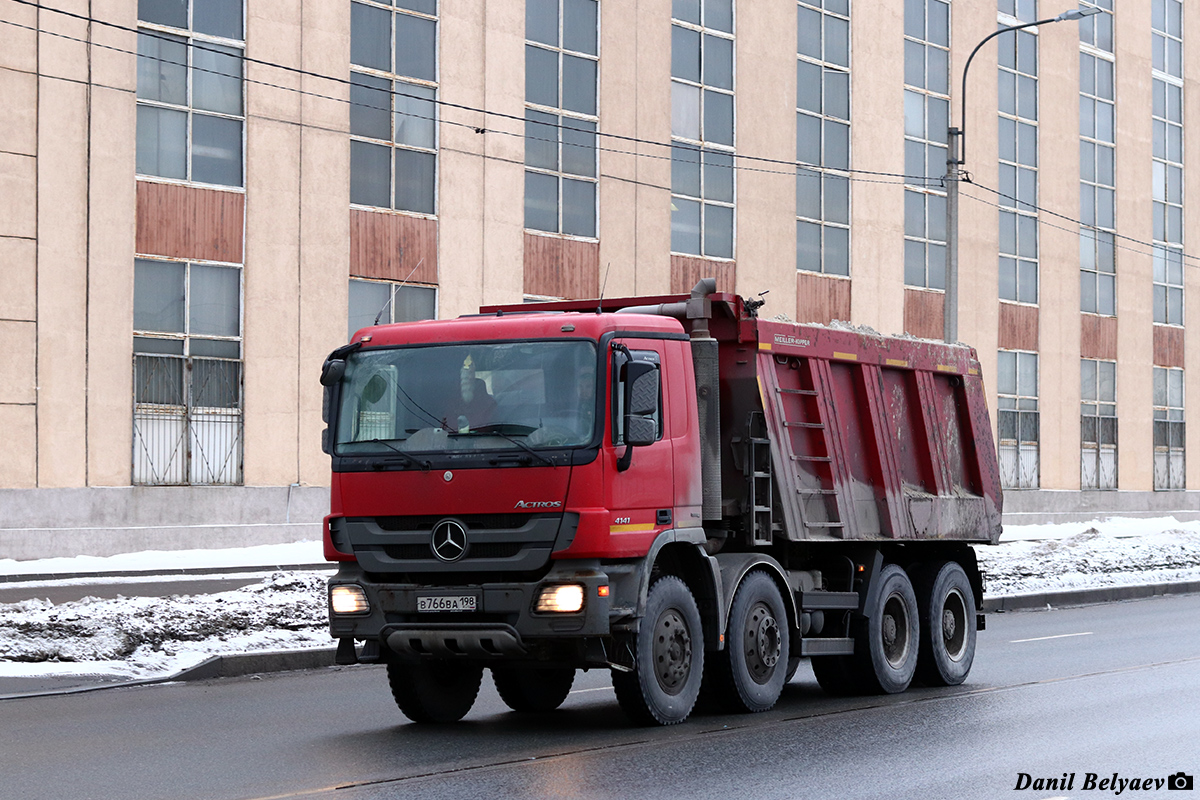 Санкт-Петербург, № В 766 ВА 198 — Mercedes-Benz Actros '09 4141 [Z9M]