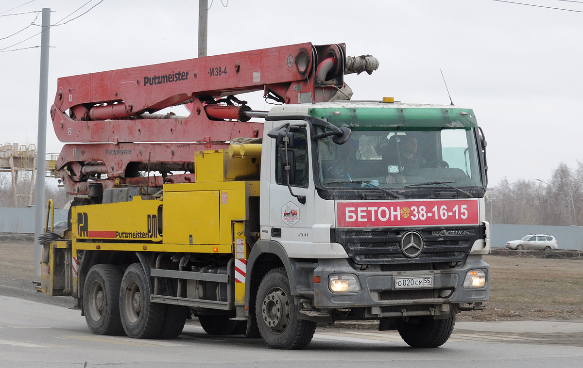 Омская область, № О 020 СМ 55 — Mercedes-Benz Actros ('2003) 3341