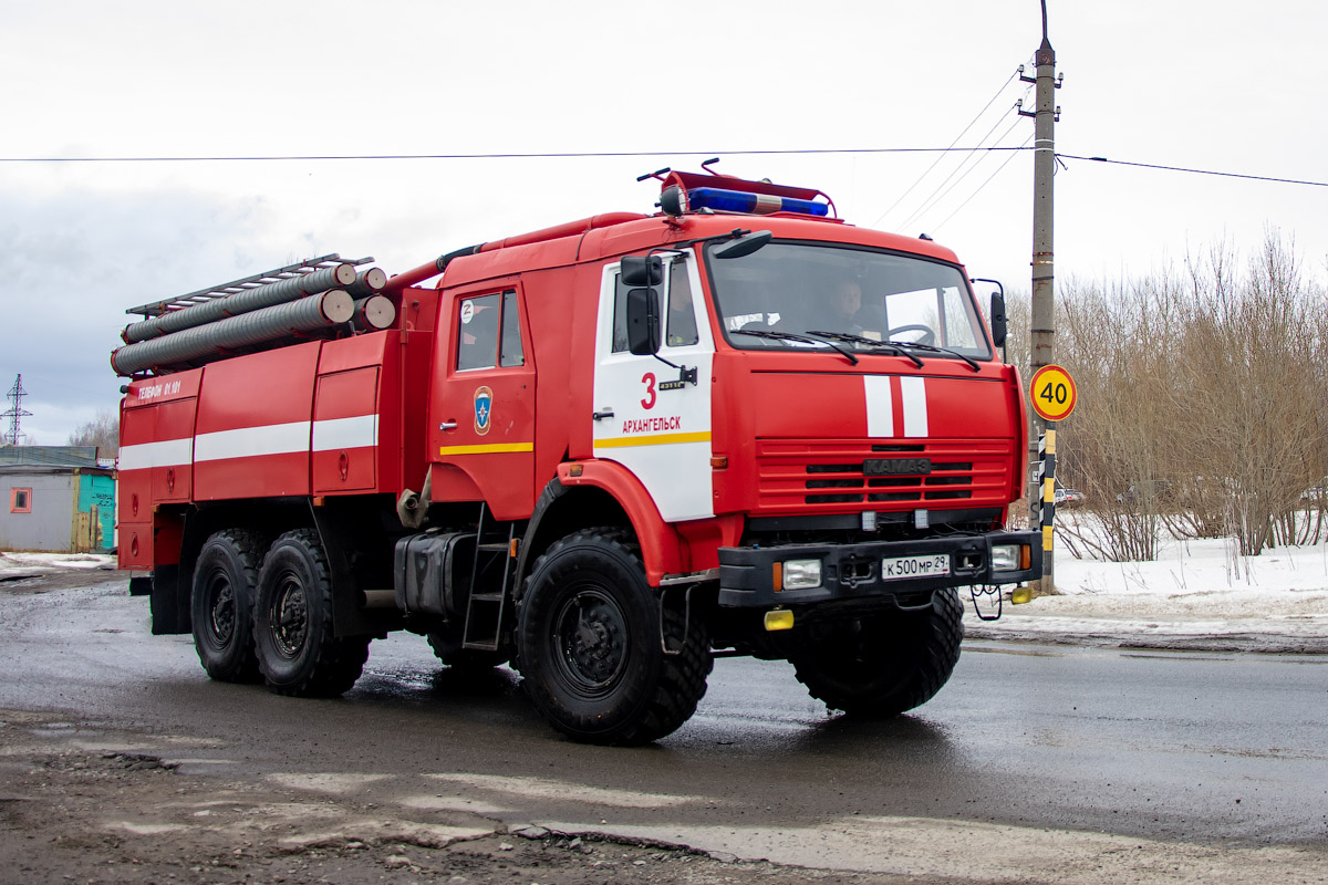 Архангельская область, № К 500 МР 29 — КамАЗ-43118-15 [43118R]