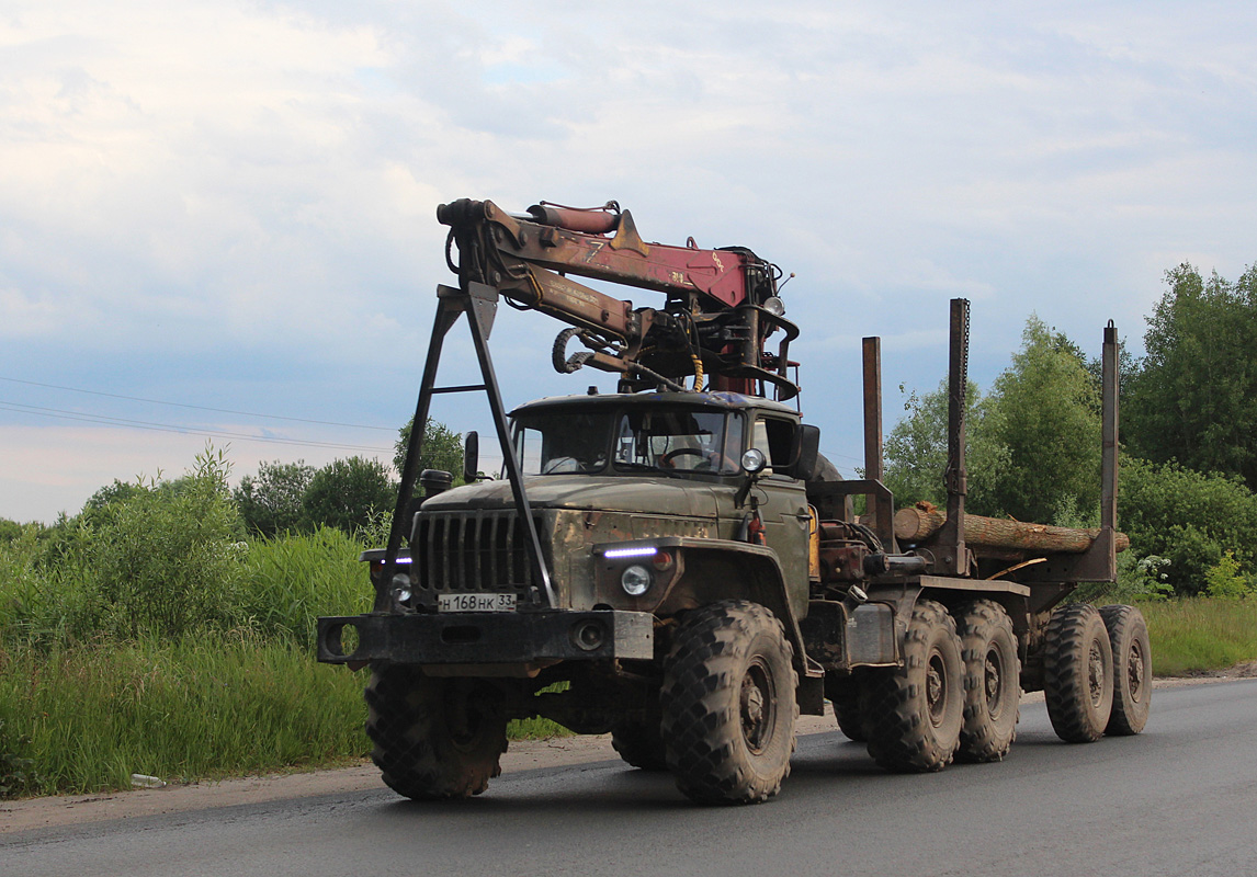 Владимирская область, № Н 168 НК 33 — Урал-55571-30