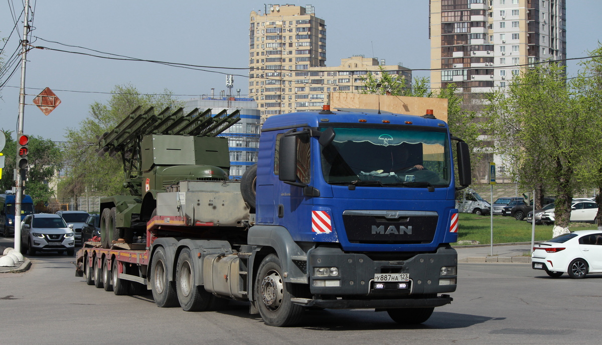 Краснодарский край, № У 887 НА 123 — MAN TGX ('2007) 33.440