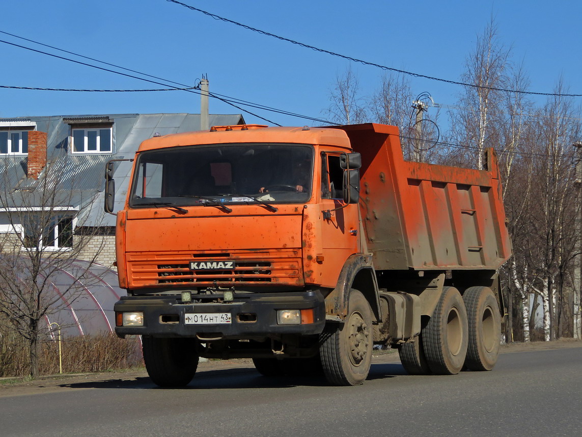 Кировская область, № М 014 НТ 43 — КамАЗ-65111-62