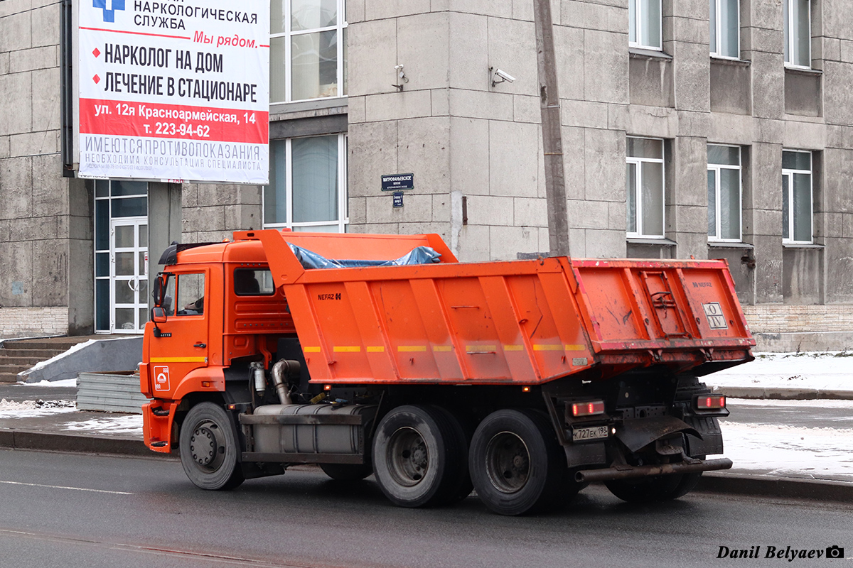 Санкт-Петербург, № К 727 ЕК 198 — КамАЗ-65115-50