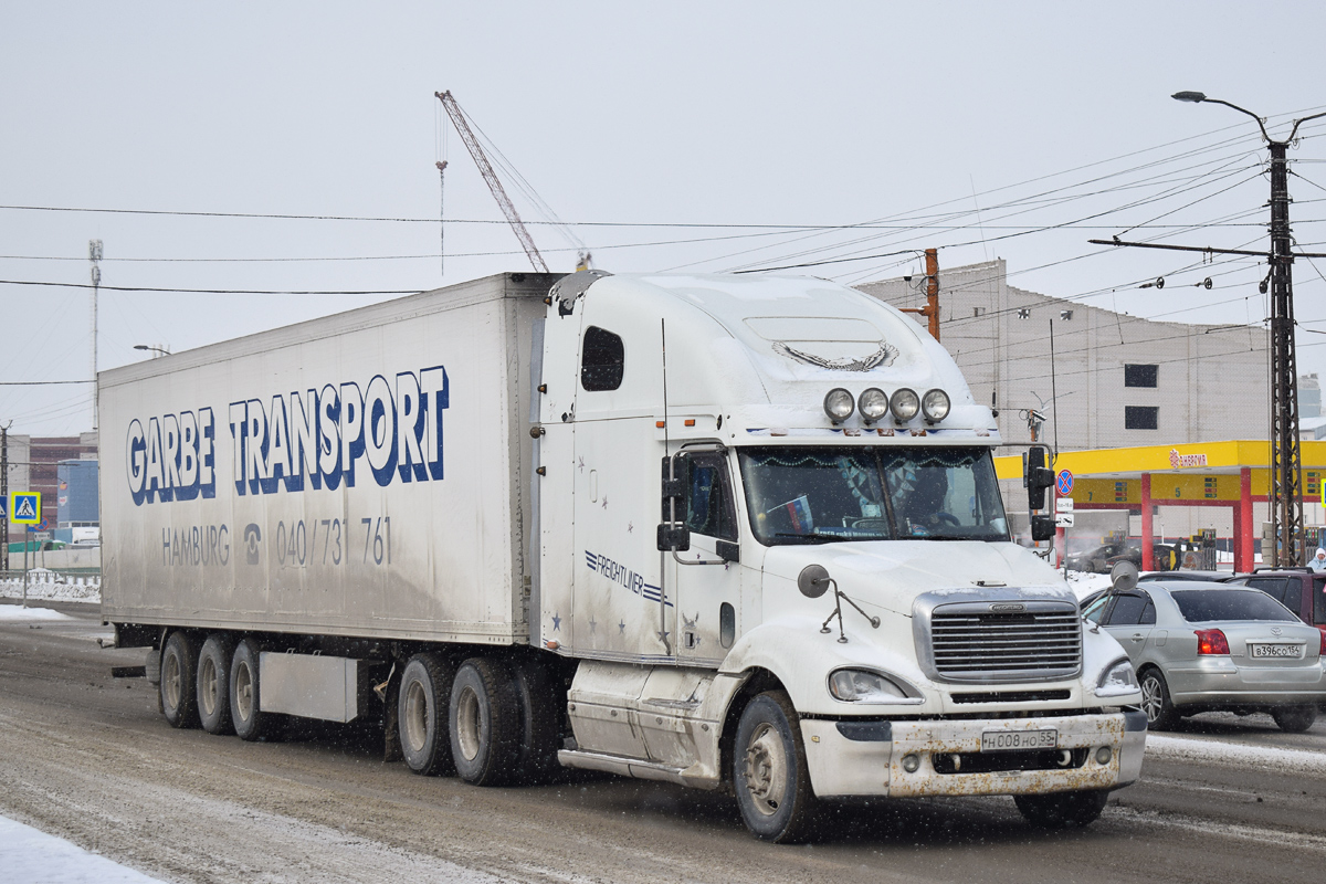 Омская область, № Н 008 НО 55 — Freightliner Columbia