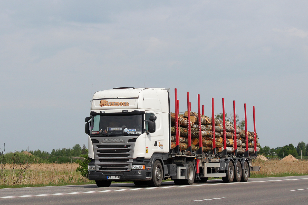 Литва, № KEL 332 — Scania ('2013) R450