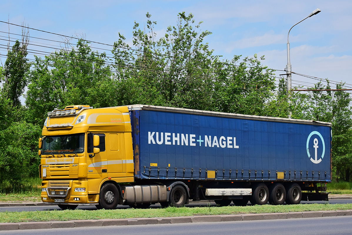 Калмыкия, № Е 781 ОЕ 08 — DAF XF105 FT