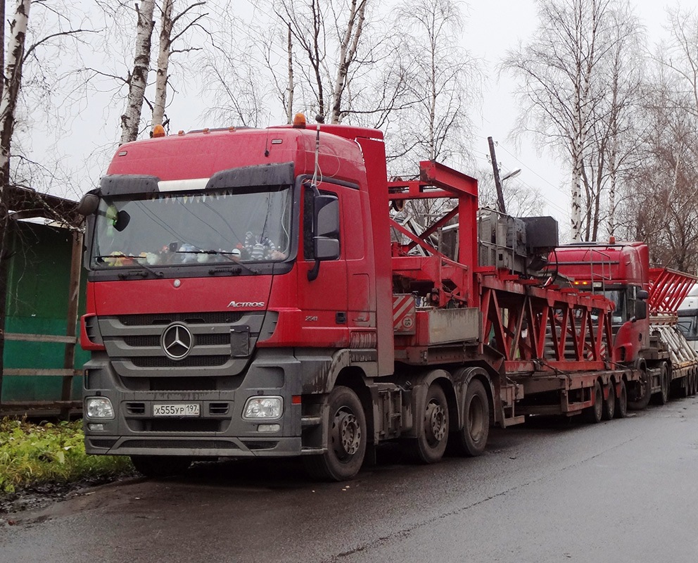 Москва, № Х 555 УР 197 — Mercedes-Benz Actros ('2009) 1841