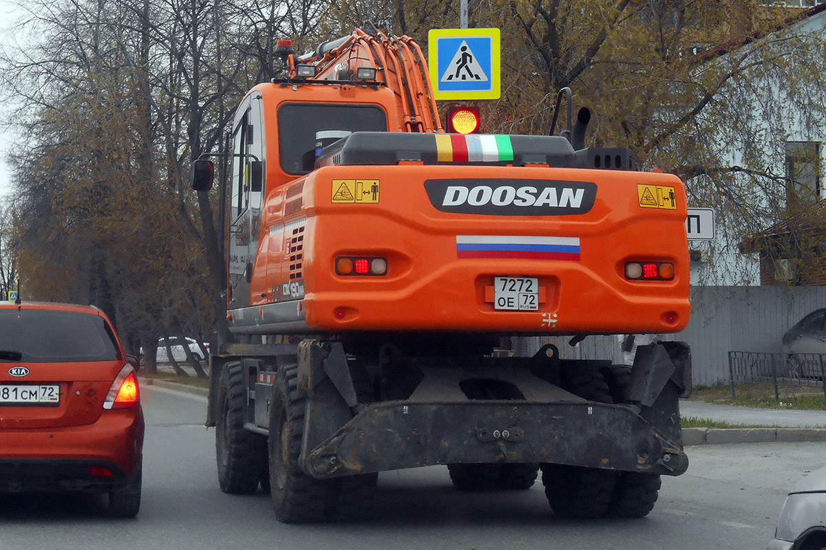 Тюменская область, № 7272 ОЕ 72 — Doosan DX190W