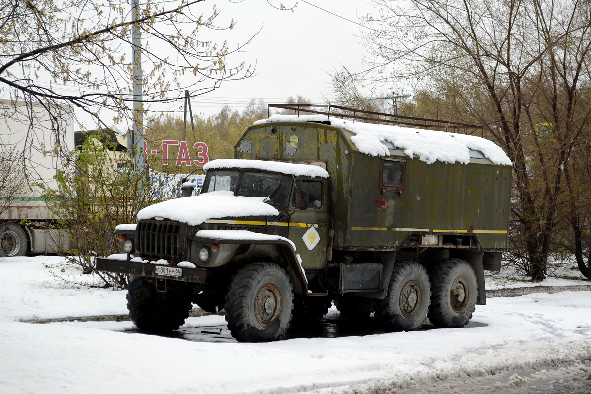 Свердловская область, № С 801 НМ 66 — Урал-4320 / 5557 (общая модель)