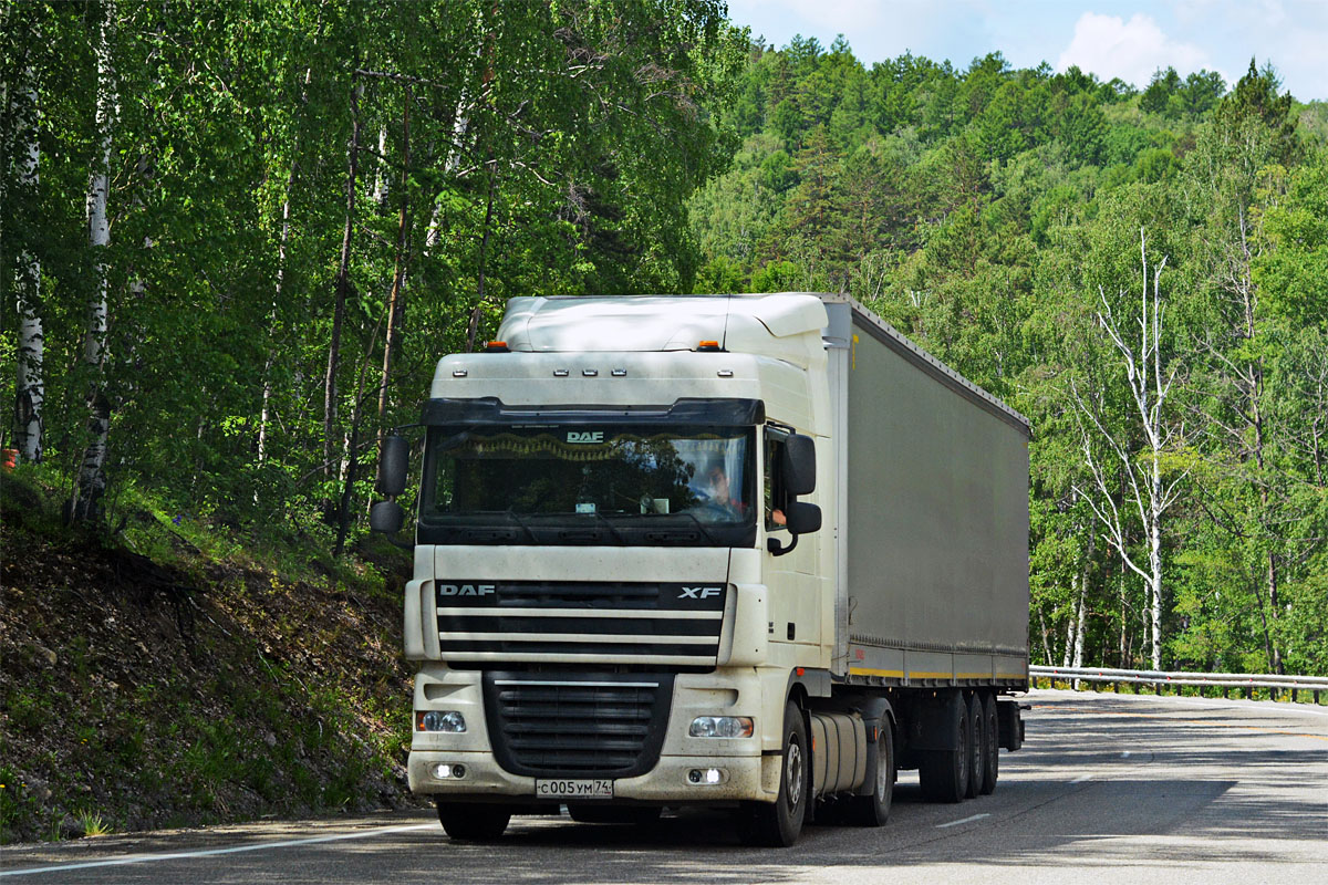 Забайкальский край, № С 005 УМ 75 — DAF XF105 (общая модель)