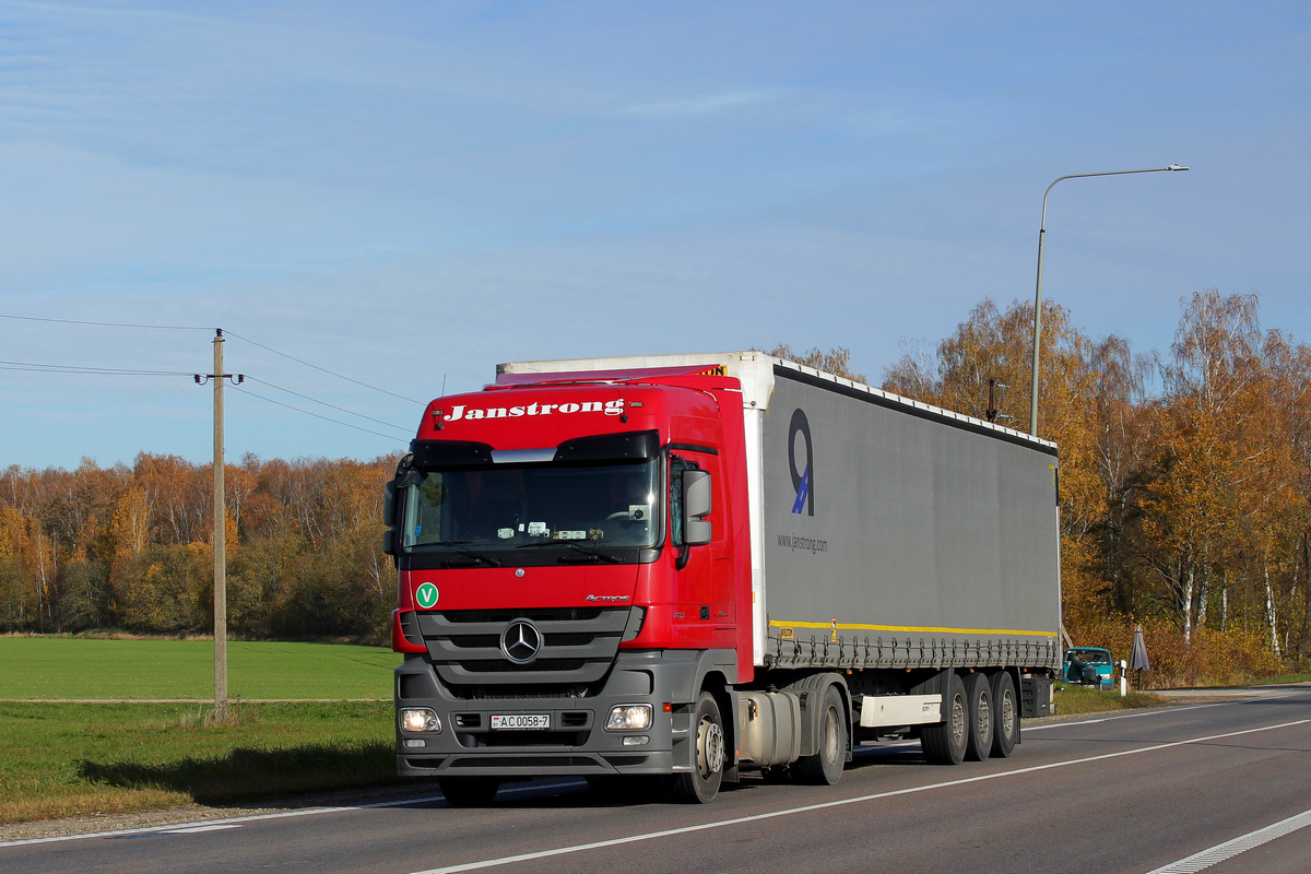 Минск, № АС 0058-7 — Mercedes-Benz Actros ('2009) 1844