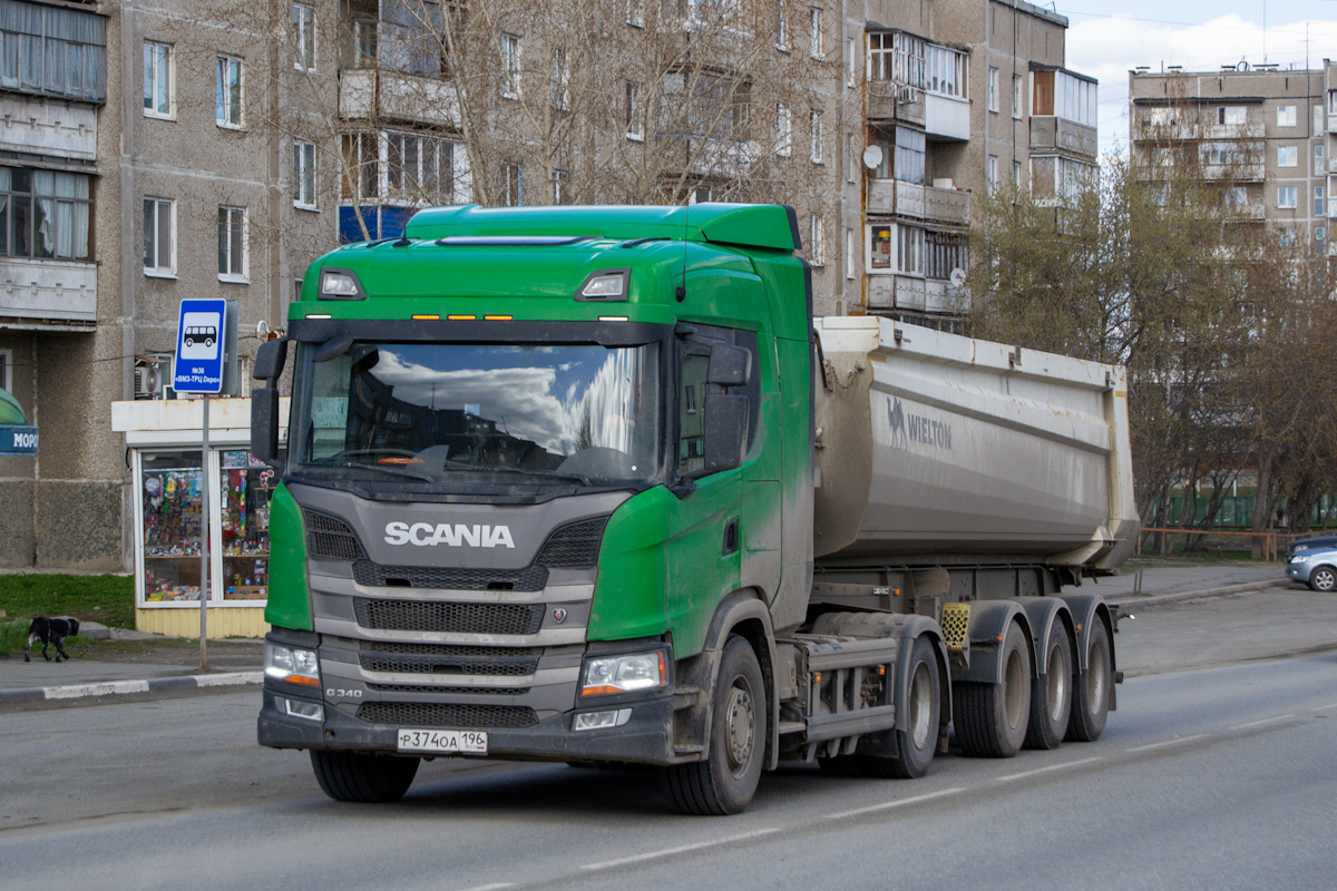 Свердловская область, № Р 374 ОА 196 — Scania ('2016) G340