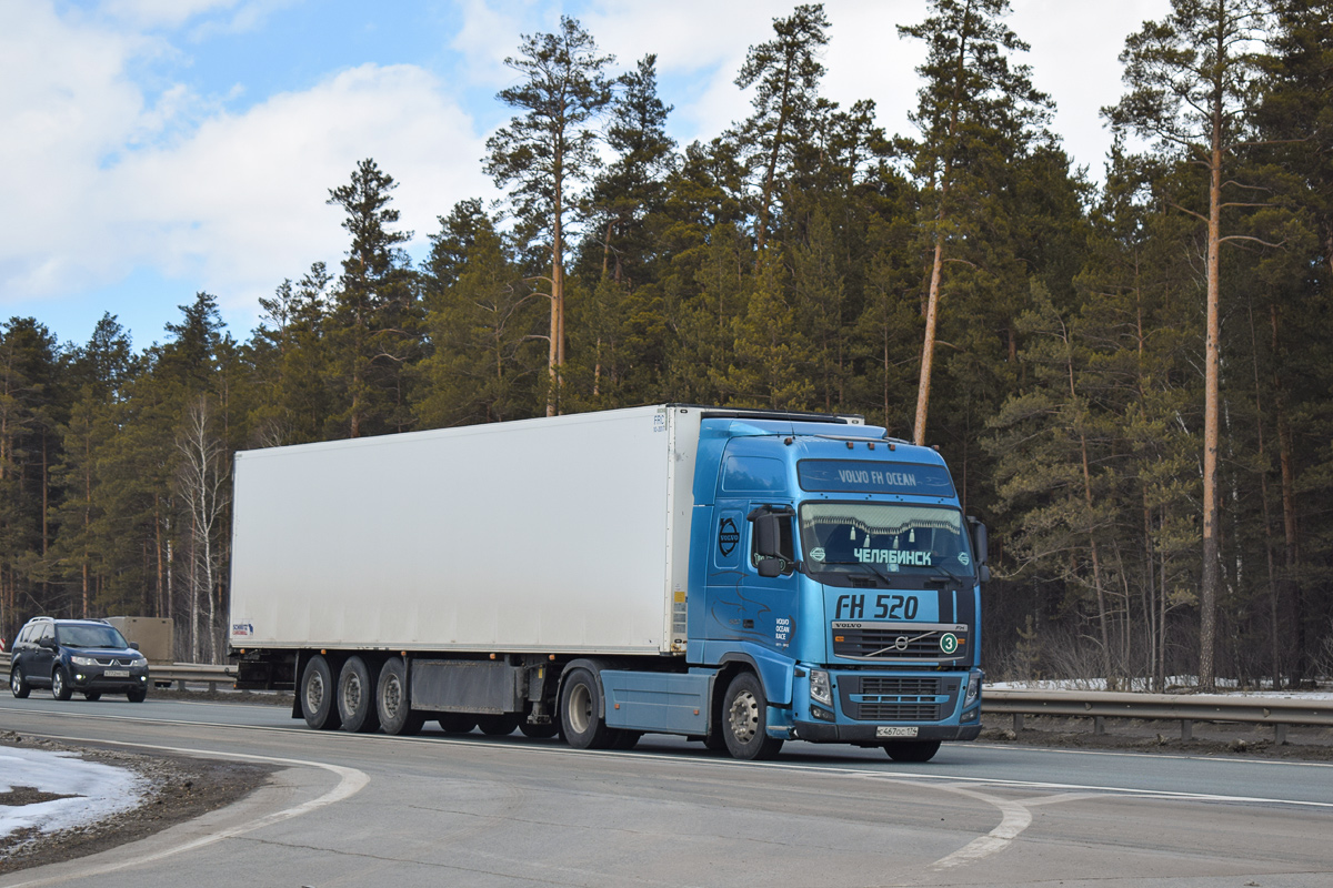 Челябинская область, № С 467 ОС 174 — Volvo ('2008) FH.520 [X9P]; Volvo ('2008) FH "Volvo Ocean Race" (Алтайский край)