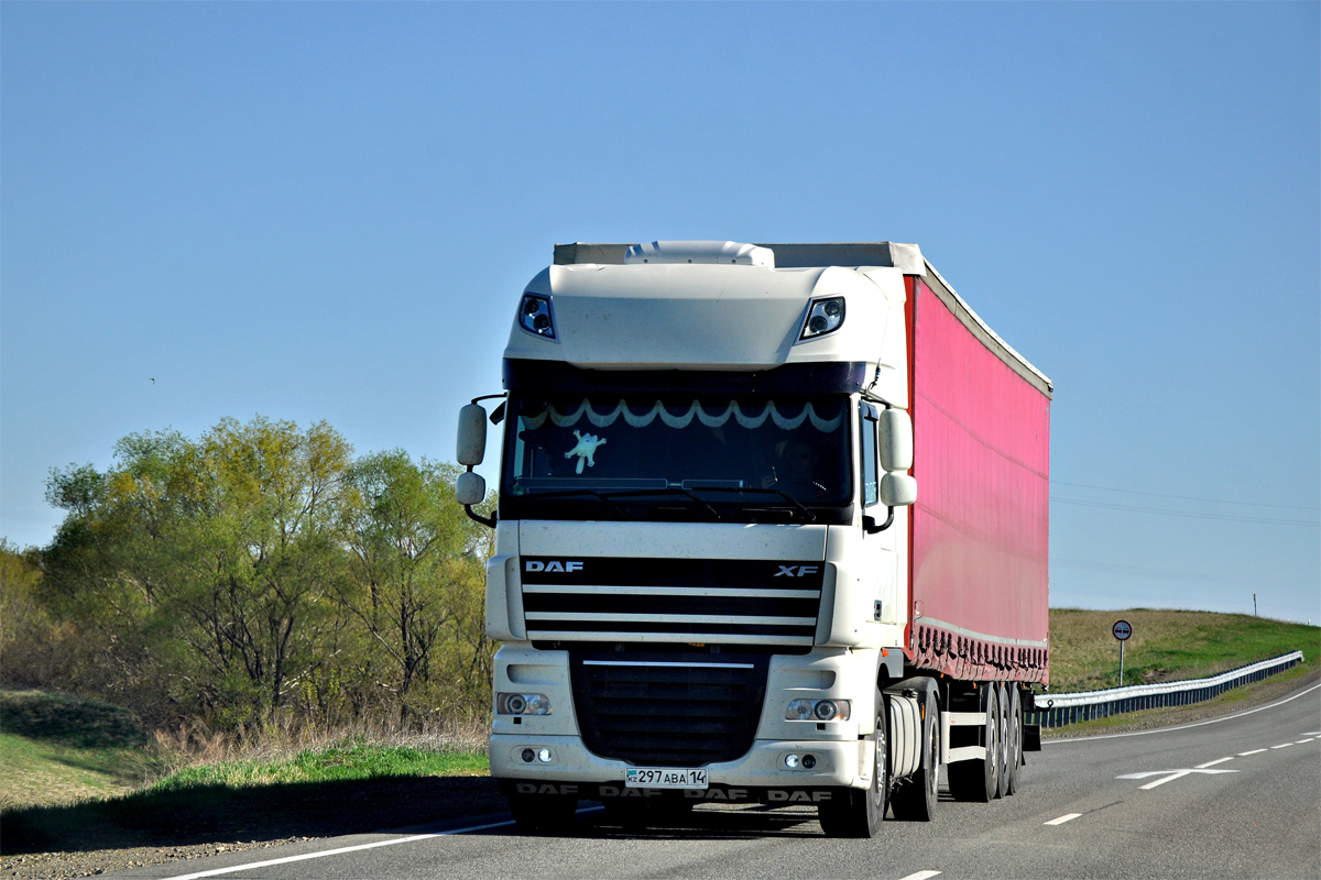 Павлодарская область, № 297 ABA 14 — DAF XF105 FT