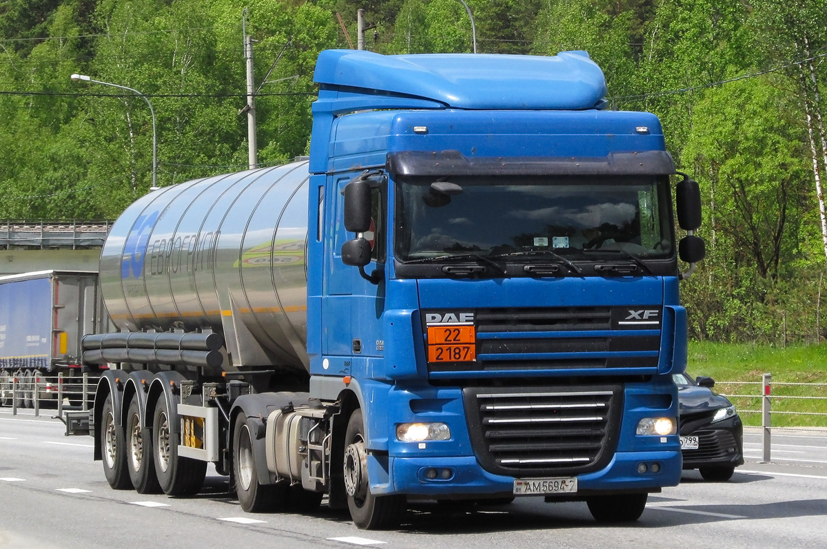 Минск, № АМ 5694-7 — DAF XF105 FT