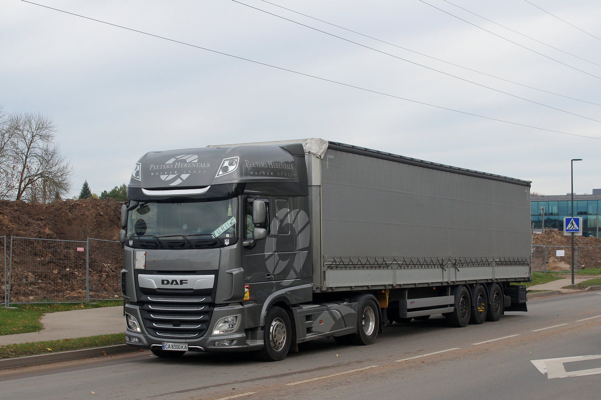 Черкасская область, № СА 8300 КА — DAF XF Euro6 FT