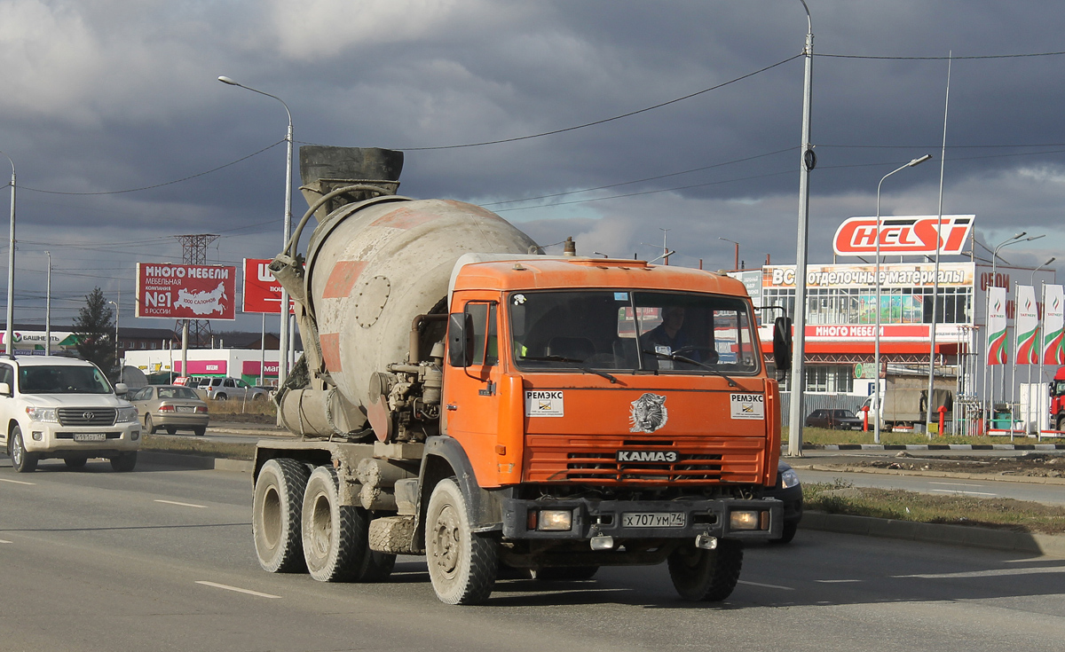 Челябинская область, № Х 707 УМ 74 — КамАЗ-55111-02 [55111C]