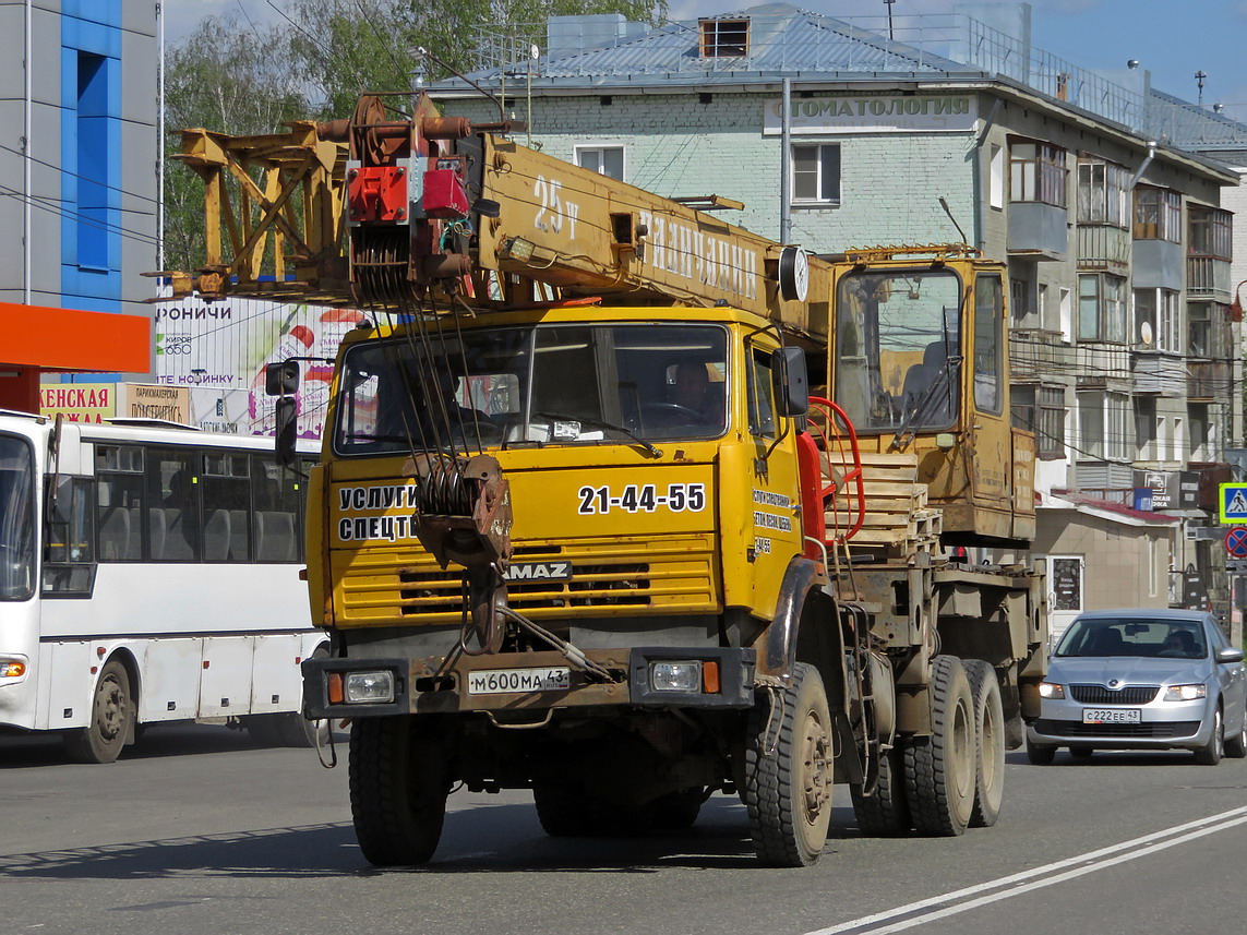 Кировская область, № М 600 МА 43 — КамАЗ-53228-15 [53228R]