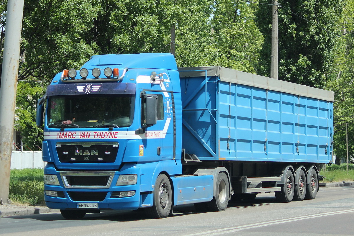 Запорожская область, № AP 1400 IX — MAN TGX ('2007) 18.480