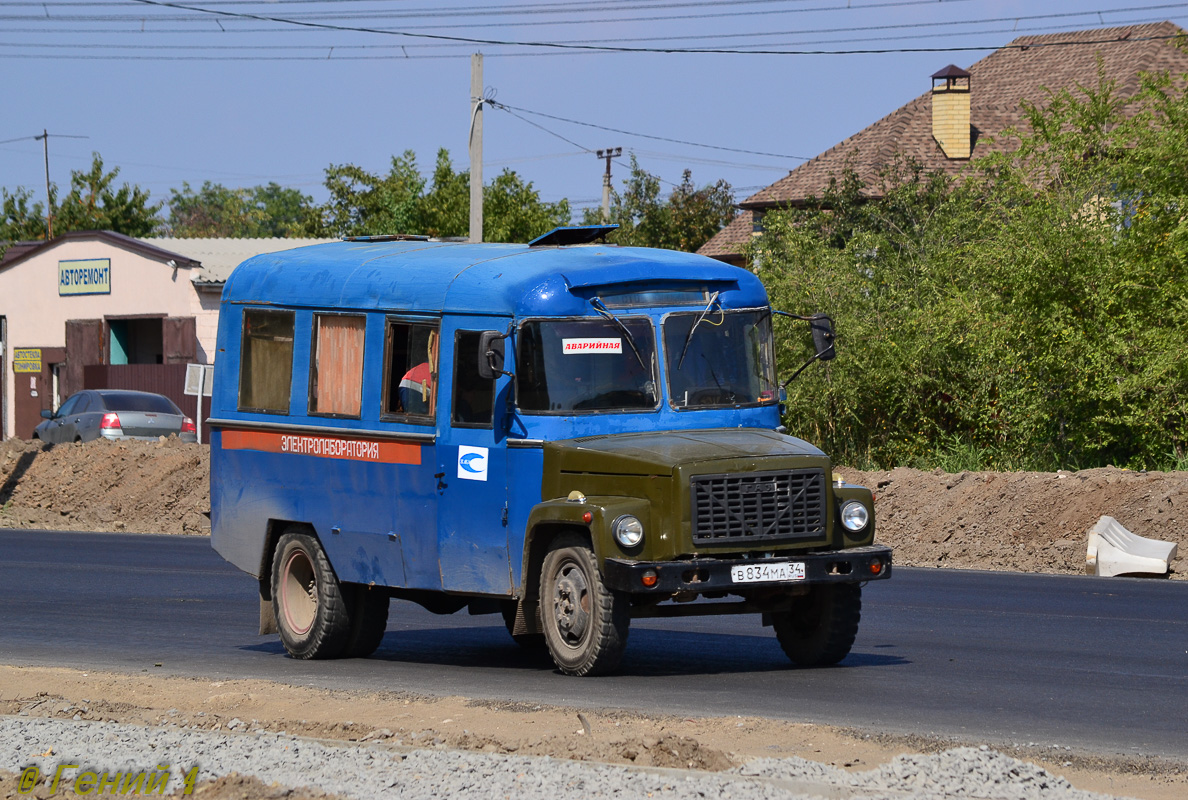 Волгоградская область, № В 834 МА 34 — ГАЗ-3307