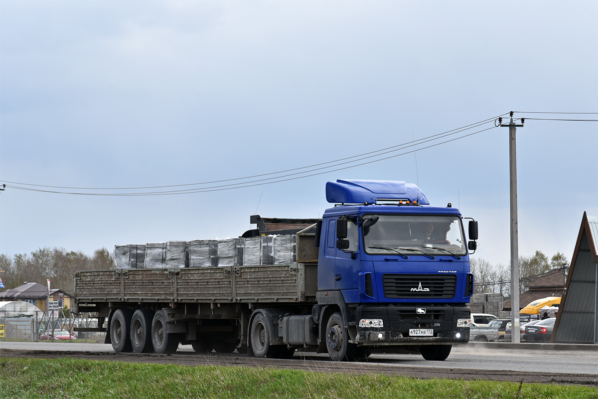 Тюменская область, № А 927 АВ 172 — МАЗ-5440C5