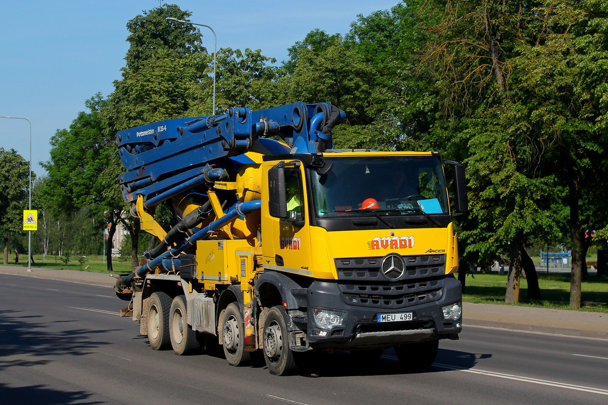 Литва, № MEU 499 — Mercedes-Benz Arocs (общ.м)