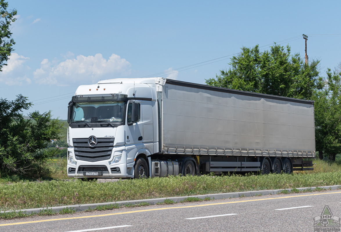 Красноярский край, № Х 749 СВ 124 — Mercedes-Benz Actros '11 1845 [Z9M]