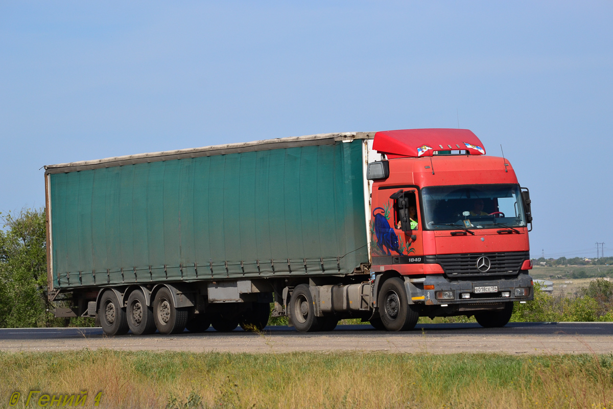 Волгоградская область, № В 018 СЕ 134 — Mercedes-Benz Actros ('1997) 1840