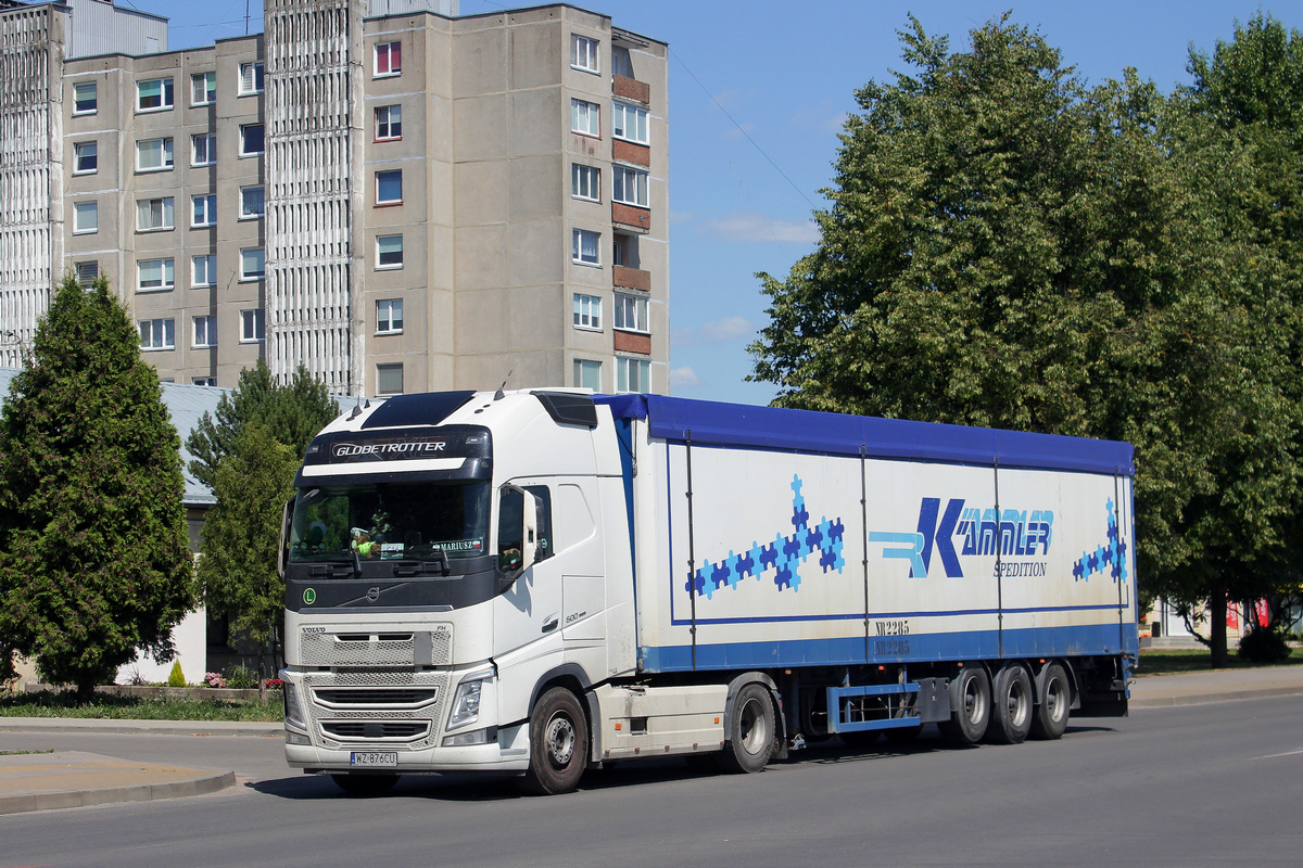 Польша, № WZ 876CU — Volvo ('2012) FH.500