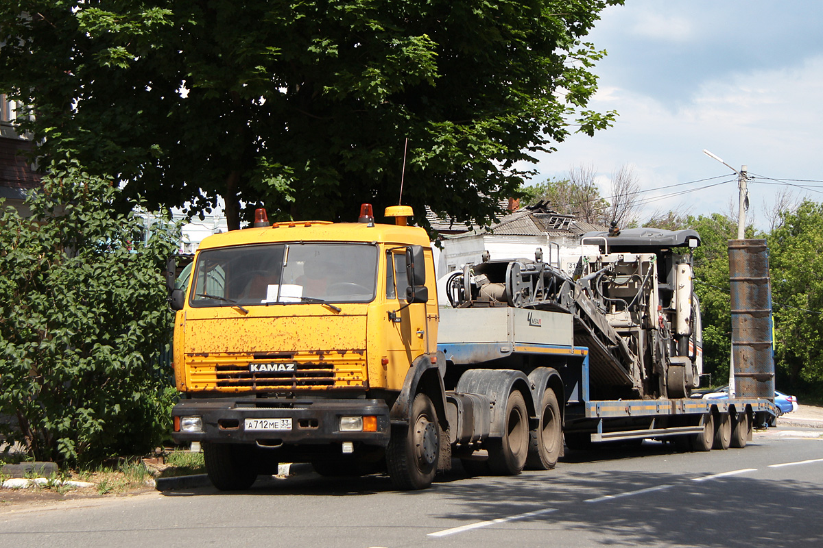 Владимирская область, № А 712 МЕ 33 — КамАЗ-54115-15 [54115R]