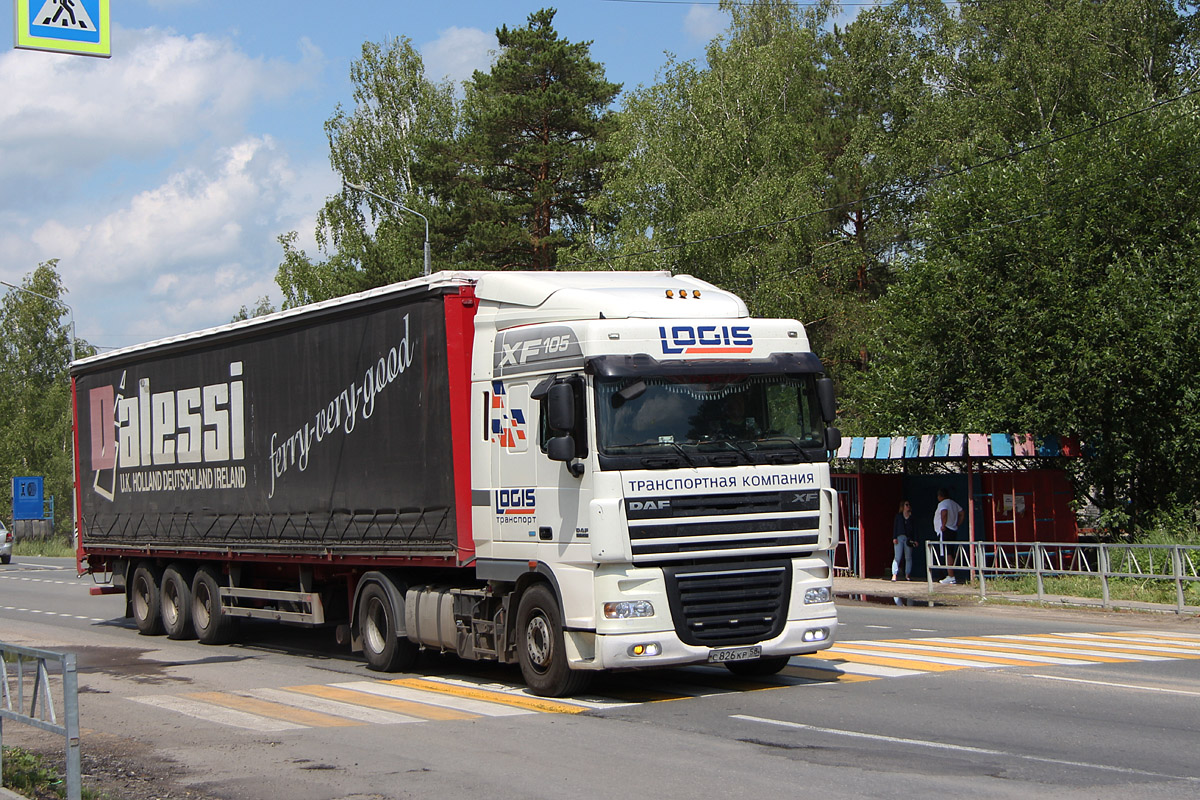 Пензенская область, № С 826 КР 58 — DAF XF105 FT